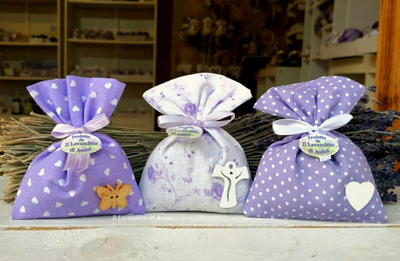 Lavender Bags. Lavender in cloth bags. Lavender bags online sale – Il  Lavandeto Di Assisi